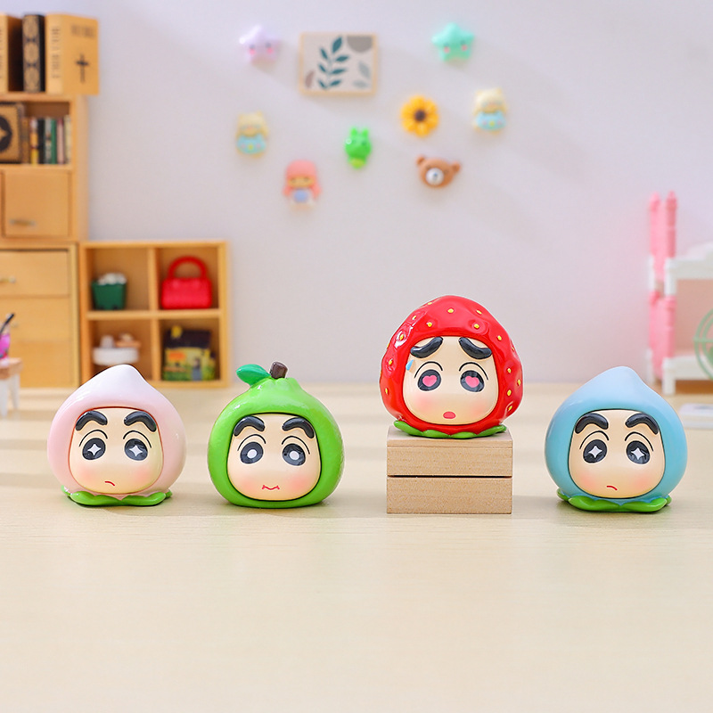 크리에이티브 귀여운 큰 머리 작은 별 식물원에서 하루를 기원하는 블라인드 박스 데스크탑 귀여운 인형 장식품 원피스 배송