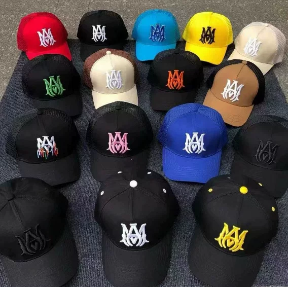 Long-Term Supply of Cross-Border Correct Version Embroidered Hats Amiri Vintage Caps Hats
