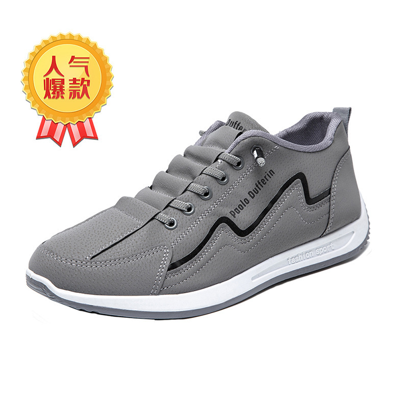 Calzado deportivo transfronterizo de talla grande para hombre, zapatos casuales cómodos y transpirables para hombre, suela suave, zapatos para correr para jóvenes de moda