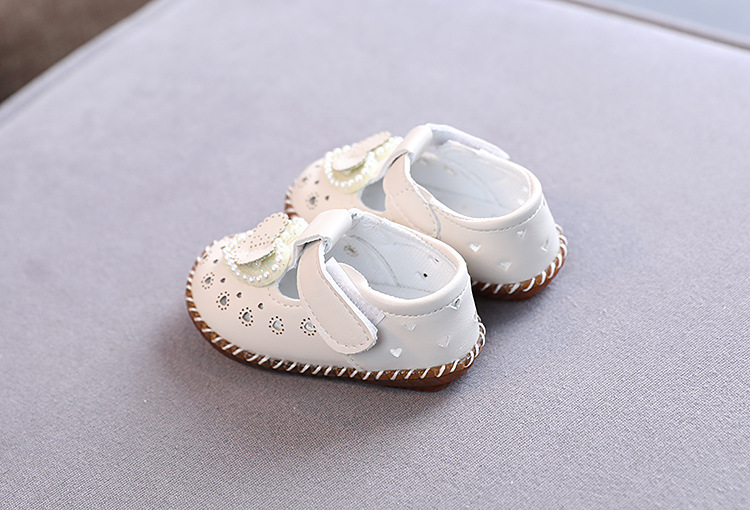Frühling/Sommer Mädchen Sandalen 6-12 Monate 3 Weiche Sohle Anti-rutsch Baby Prinzessin Atmungsaktive Leder 0-1 Jahr alt Wanderschuhe_voghion.com