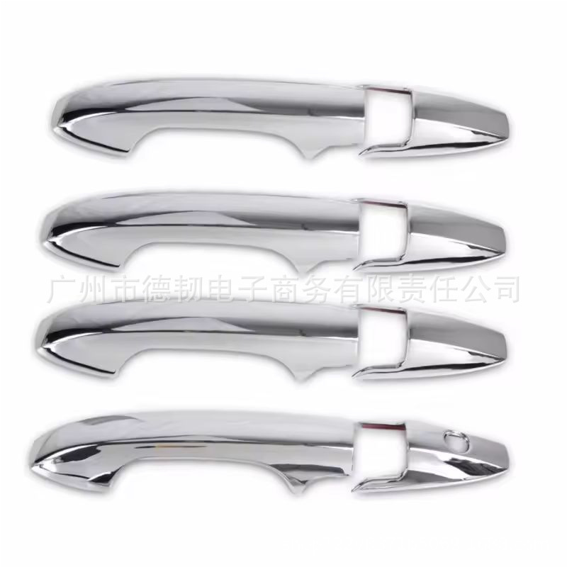 Suitable for 07-11 Honda Cr-V Chrome Handle Stickers, Door Handle Decoration, Crv Exterior Handle Modification