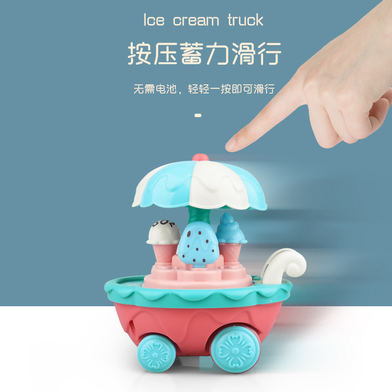 Transfronterizos de niños presionando helado DIY retroceso patinaje carro juguetes para niños juguetes para niños juguetes al por mayor