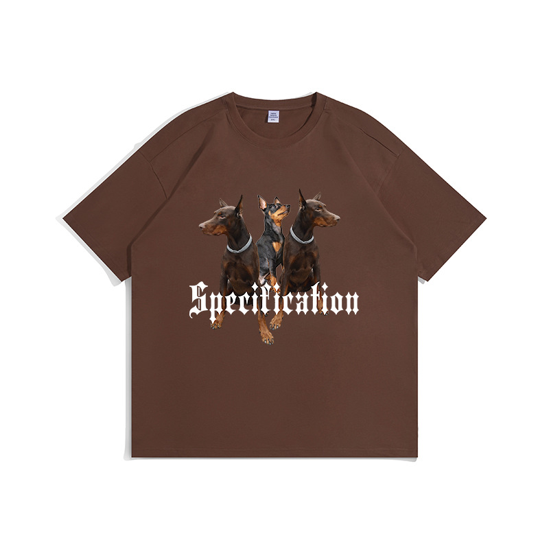 T-shirt homme coton oversized coupe ample style américain tendance_voghion.com