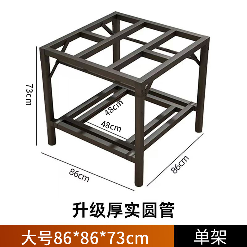 Mesa de horneo simple cuadrada plegable multifuncional para el hogar, mesa de calefacción, tabla de horneo de acero inoxidable, mesa de comedor simple