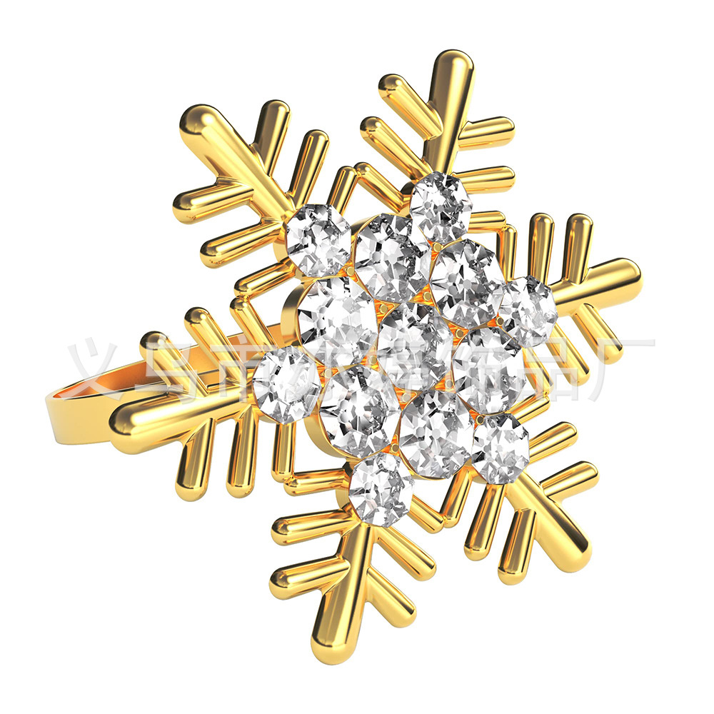 Oro Diamante copo de nieve