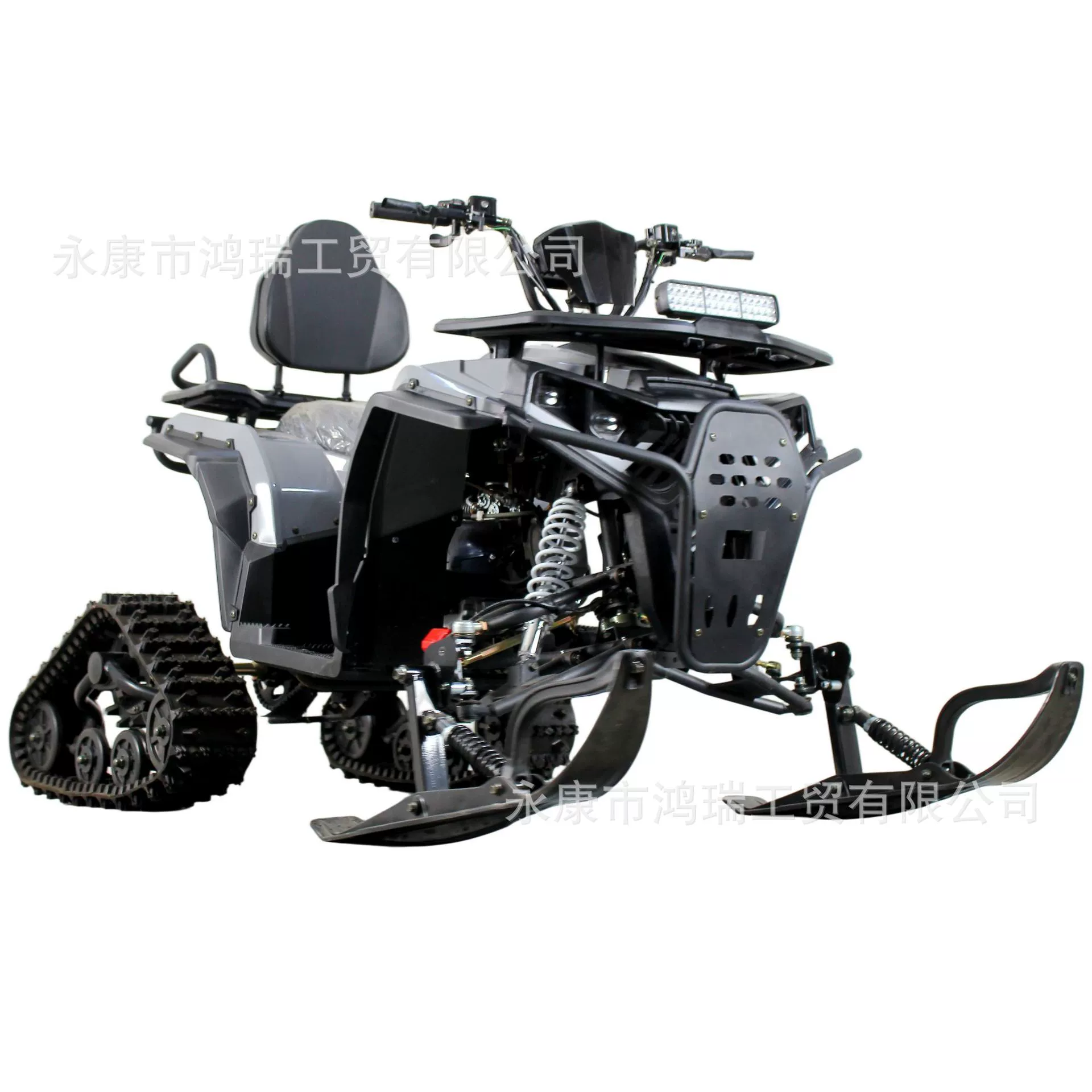 200CC квадроцикл/снегоход на гусеницах, четырёхколёсный внедорожник, бензиновый снегоход для взрослых