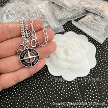 迪家D家24CD字母项链周杰伦同款ins中性简约百搭情侣项饰字母吊坠