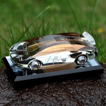 奥尔特水晶生产创意时尚水晶车模可装汽车香水座水晶个性摆件礼物