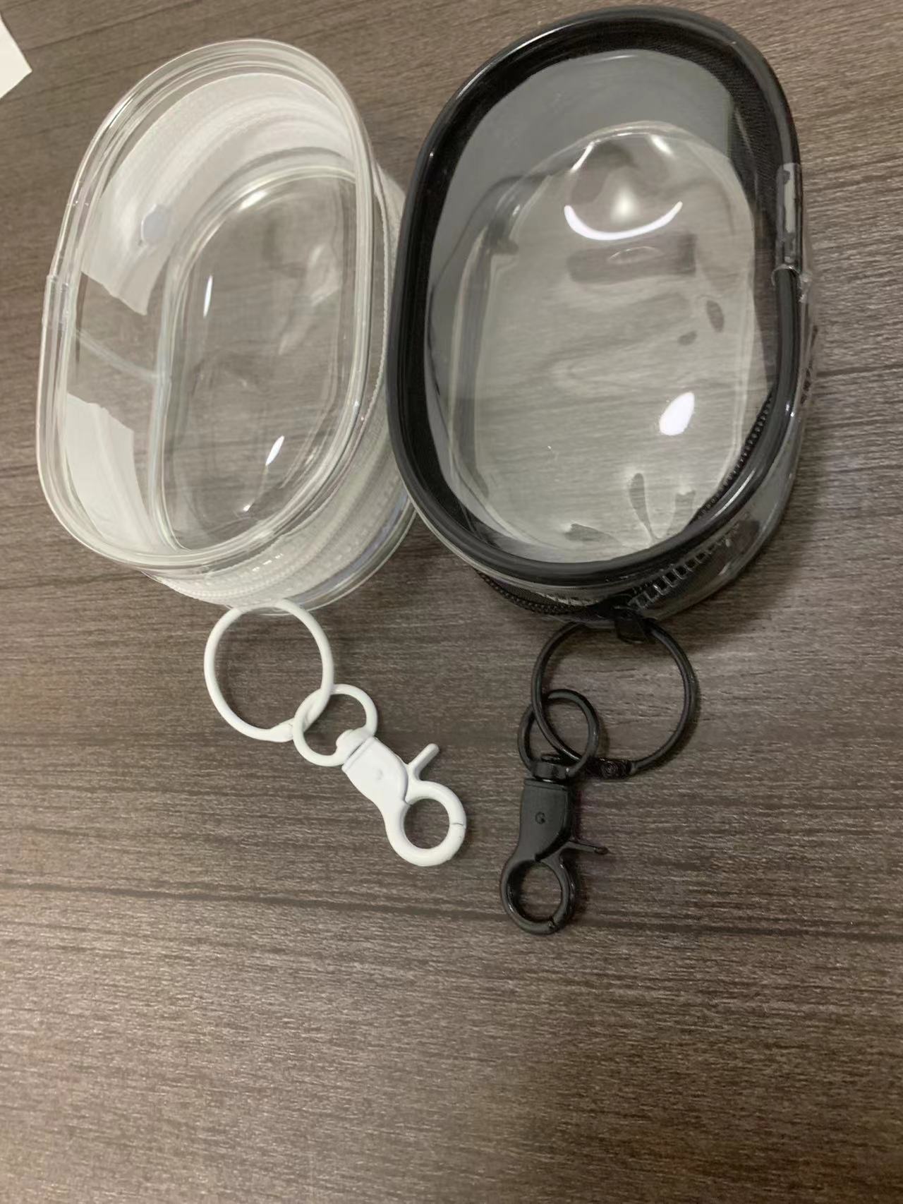Daily Occasion PVC Material Oval Pattern Basic, Modern Style, Classic Style Style Basic Modern Style Classic Style Oval PVC Data Cable Storage Bag 1 Piece