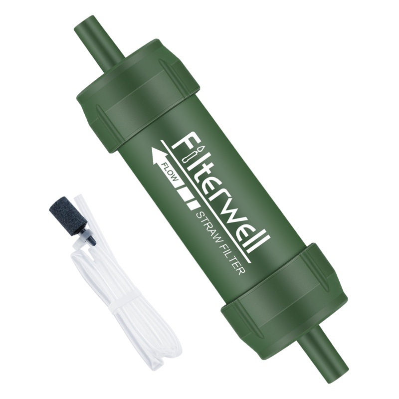 Jingyi Filterwell paja de purificación de agua al aire libre Filtro de ultrafiltración portátil purificador de agua potable al aire libre potable directa herramienta