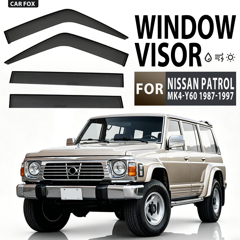 Suitable for Nissan Patrol Y63 Y62 Rain Shield Rain Visor Nissan Patrol Window Visor
