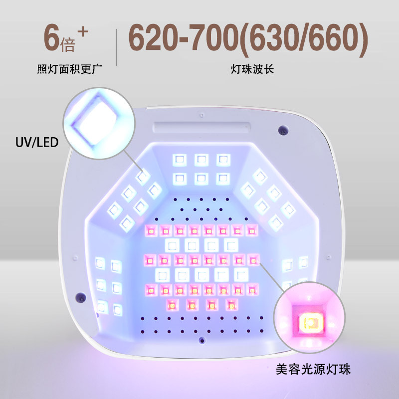 UV nail dryer with sensor, 67 LED lamps