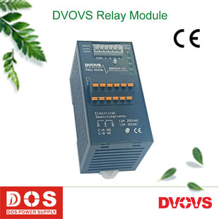 4-bit one-on-one-off wiring-saving terminal relay module replaces intermediate relay 24V current 12A