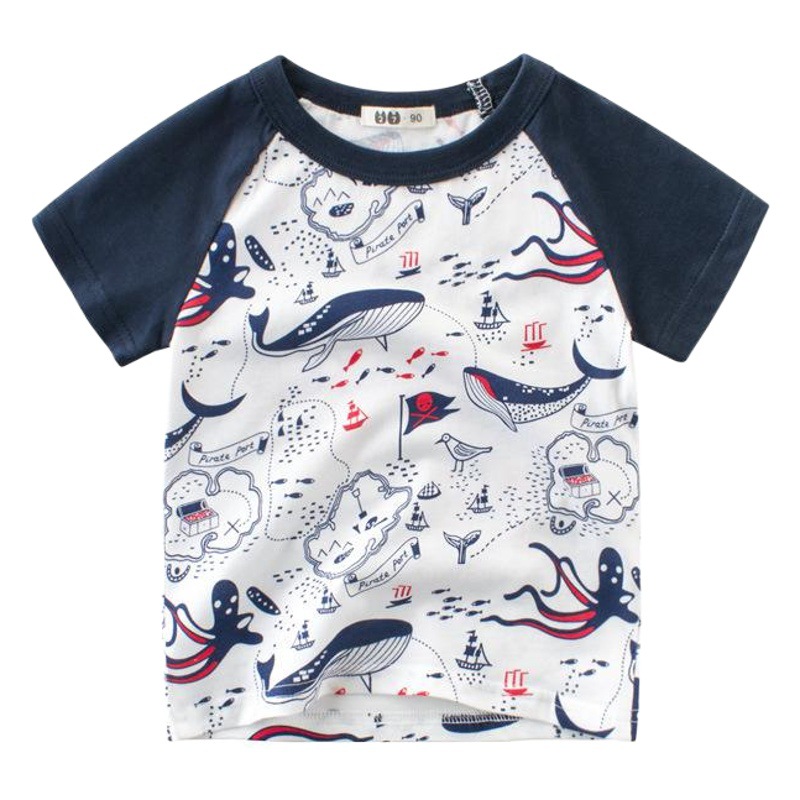 Ropa de verano para niños Camiseta de manga corta para niños Ropa de bebé de moda Estilo coreano Ropa para niños Entrega de una sola pieza