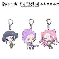 KPOP猎魔女团周边亚克力钥匙扣挂件学生书包高颜值可爱装饰小礼物