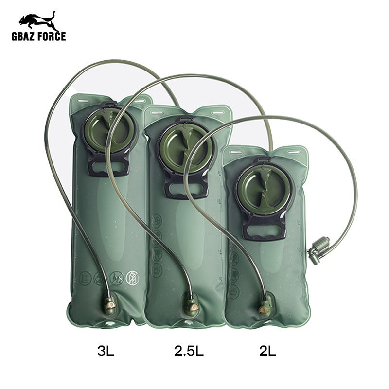 跨境定制批发2升/2.5升/3升tpu小型储水袋水胆可放在背包