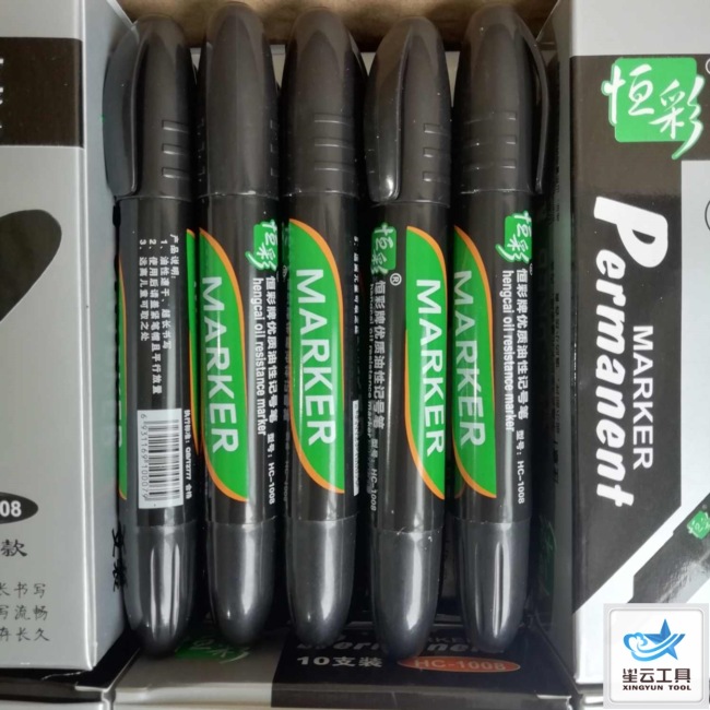 厂家批发记号笔 黑色记号笔-每件1000只