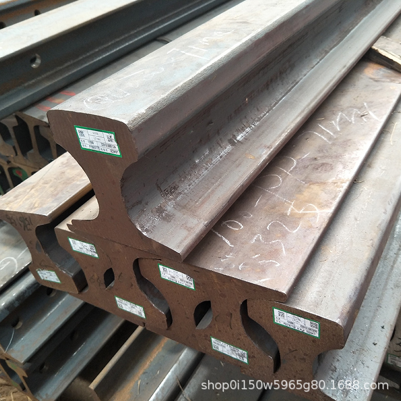 【泓洛】大厂代理经销 吊车轨QU100起重轨 钢轨100kg 斜切打孔