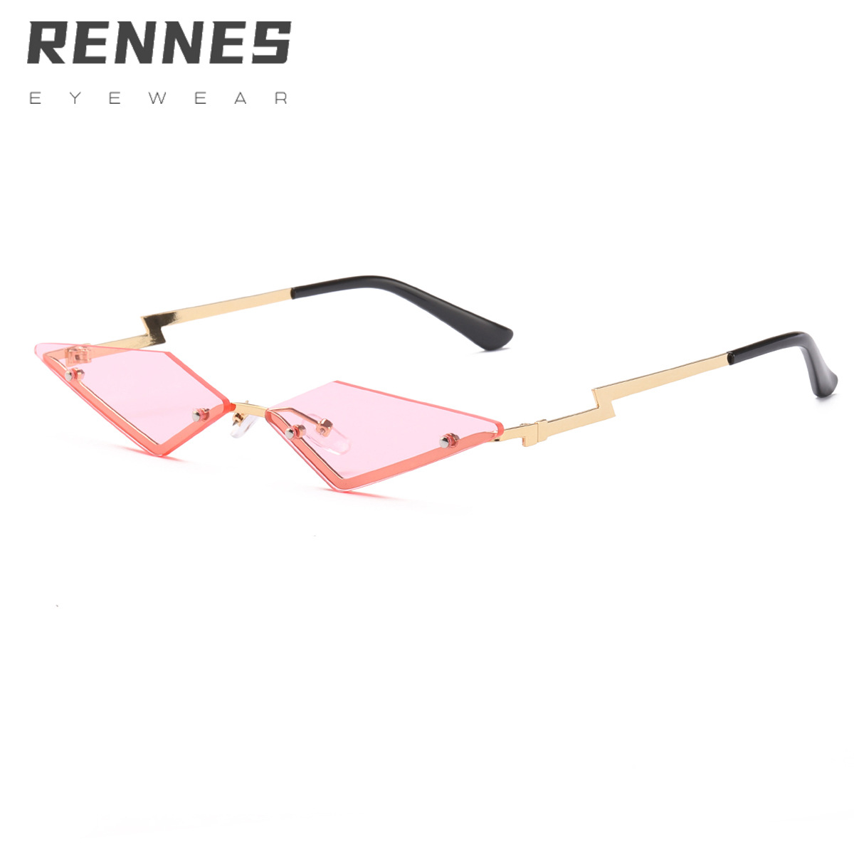 2021 nuevas gafas de rayos transfronterizos gafas de sol de pierna moda de mujer pequeño triángulo gafas de sol de fiesta gafas de sol divertidas