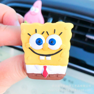 Car Perfume, Car Air Vent Fragrance, Car Decoration, Diffuser Stone, Decorative Air Vent Perfume, Long-Lasting Fragrance (Car Perfume Aromatherapy) - small-sponge