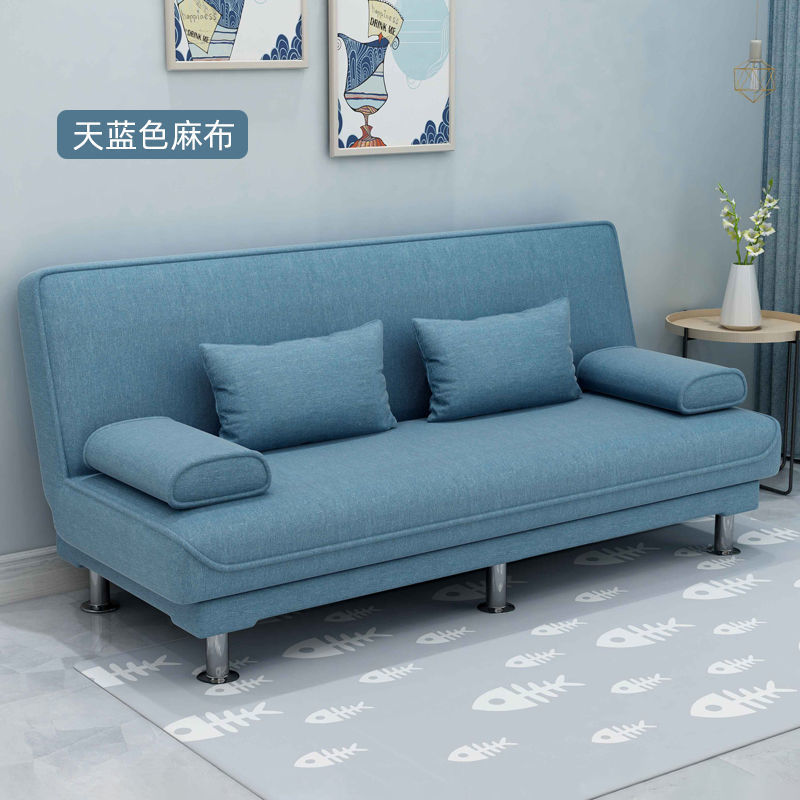 Sofa bed fold Dual use a living room Small apartment Three Fabric art sofa Renting sofa Manufactor wholesale