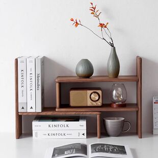 Black Walnut Wood Storage Rack Mug Storage Rack Tea Set Storage Multi-Layer Shelf Table Coffee Cup Display Rack