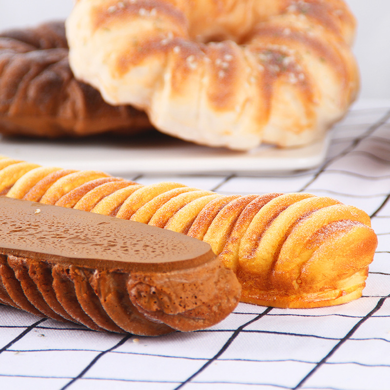 Entrega de una sola pieza PU falso pan decoración de la boda modelo de decoración de la habitación accesorios largo francés palo modelo de simulación de pan