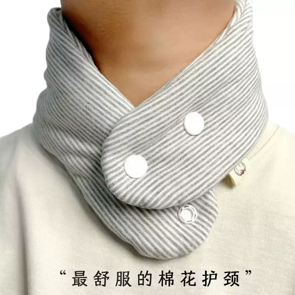 2026 new pure cotton neck warmer with pockets, a must-have for autumn and winter to protect the cervical spine, providing warmth in air-conditioned rooms, and serving as a small shawl