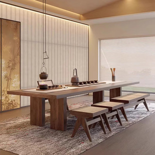 [Factory Processing and Customization] Home Tea Table, Living Room, Large Apartment, One Table, Multiple Chairs, Negotiation Table, Office Desk