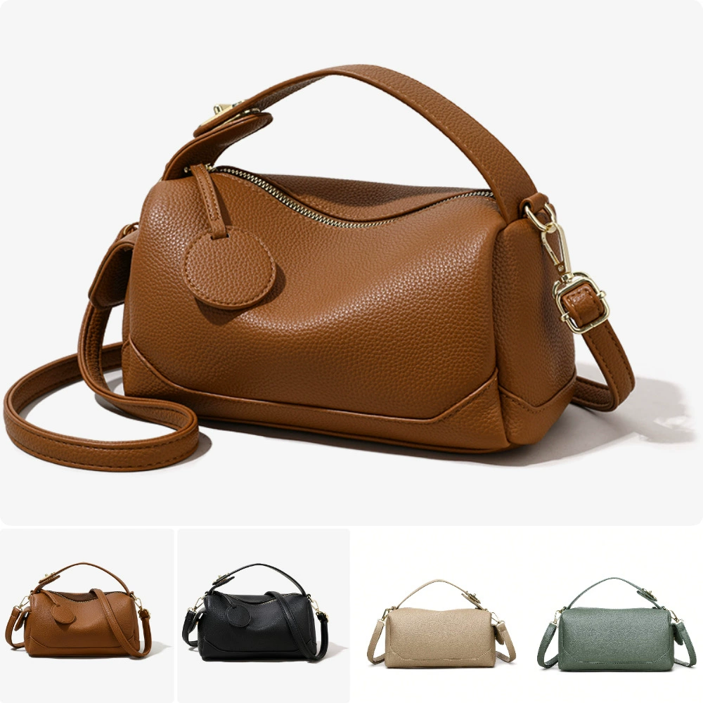 Новая женская легкая роскошная сумка из мягкой кожи большой вместимости, нишевая сумка-подушка, ручная сумка через плечо в европейском стиле для женщин