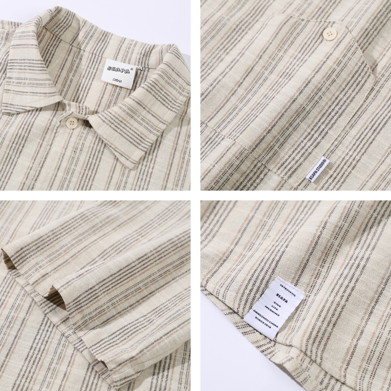 Japanese retro ethnic shirt