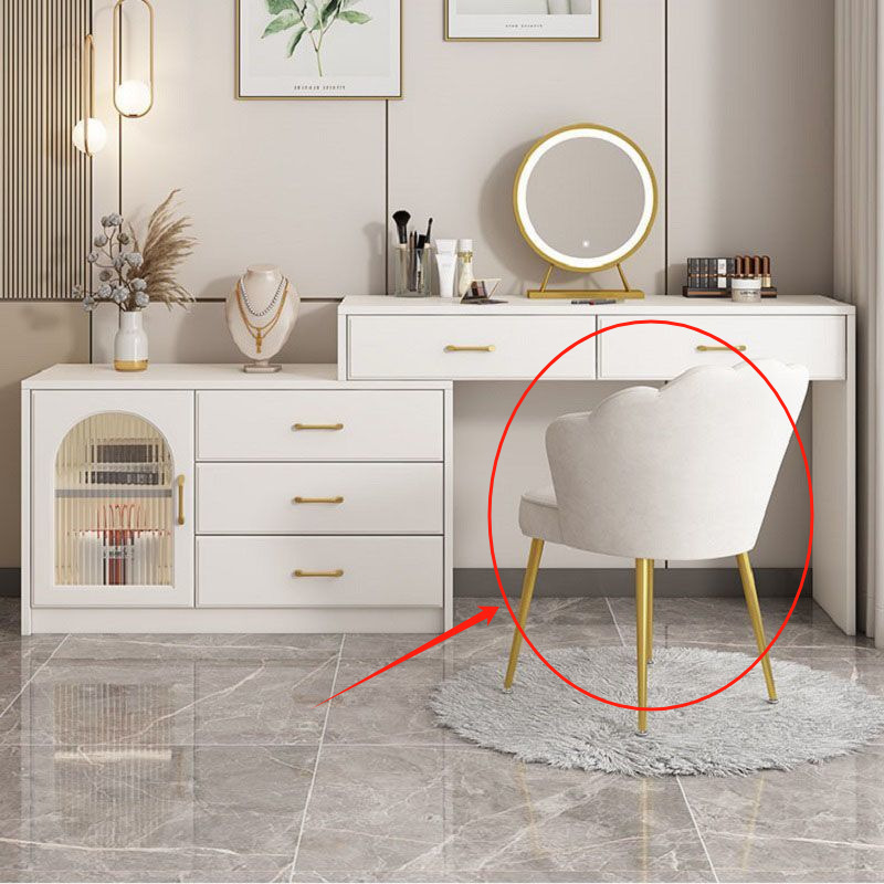 Wardrobe dormitorio moderno simple armario todo en un pequeño armario de lujo pequeño armario de cama trasera tabla de maquillaje retráctil