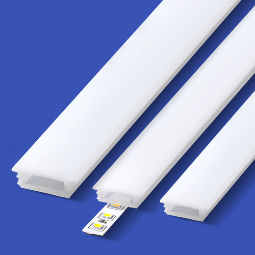 LED flexible light strip waterproof line light without silicone sleeve, bendable embedded soft lampshade light slot cover