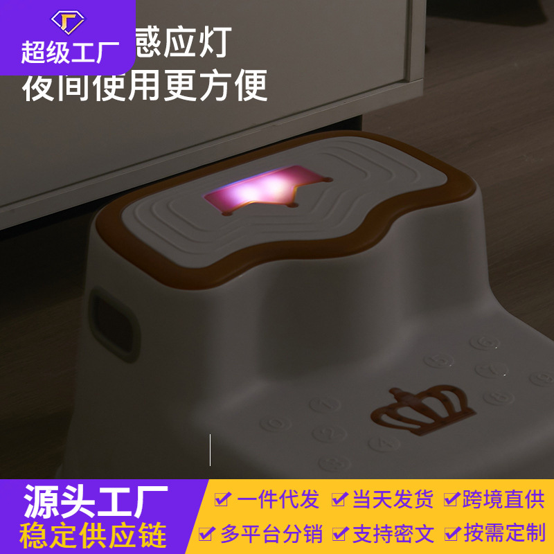 Taburete para niños bebé paso de lavado de manos Taburete de lavado de corona lavado de cara taburete de paso antideslizante banco de aumento de altura transfronterizo