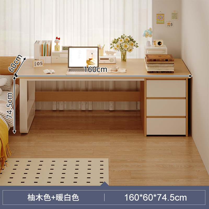 Mesa de escritorio simple para el hogar, mesa de estudio simple para el hogar, mesa de escritorio, computadora de escritorio, combinación de sillas