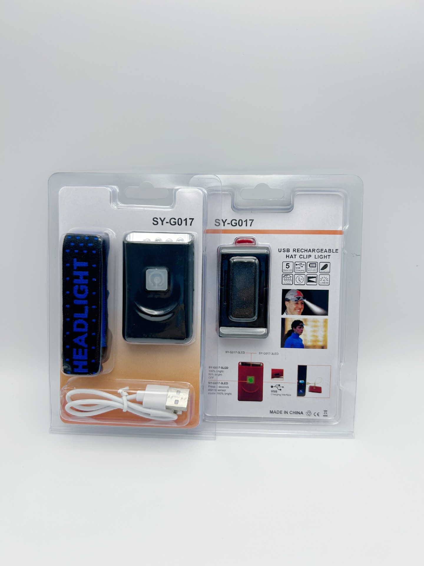 Lámpara de pesca LED conveniente, lámpara de sombrero con sensor de clip, batería de litio de gran capacidad especial para exteriores, súper batería de espera