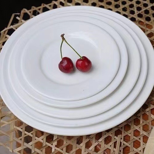Ceramic plates for commercial restaurants, cold dish plates, restaurant special plates, wholesale steak plates, flat plates, western tableware