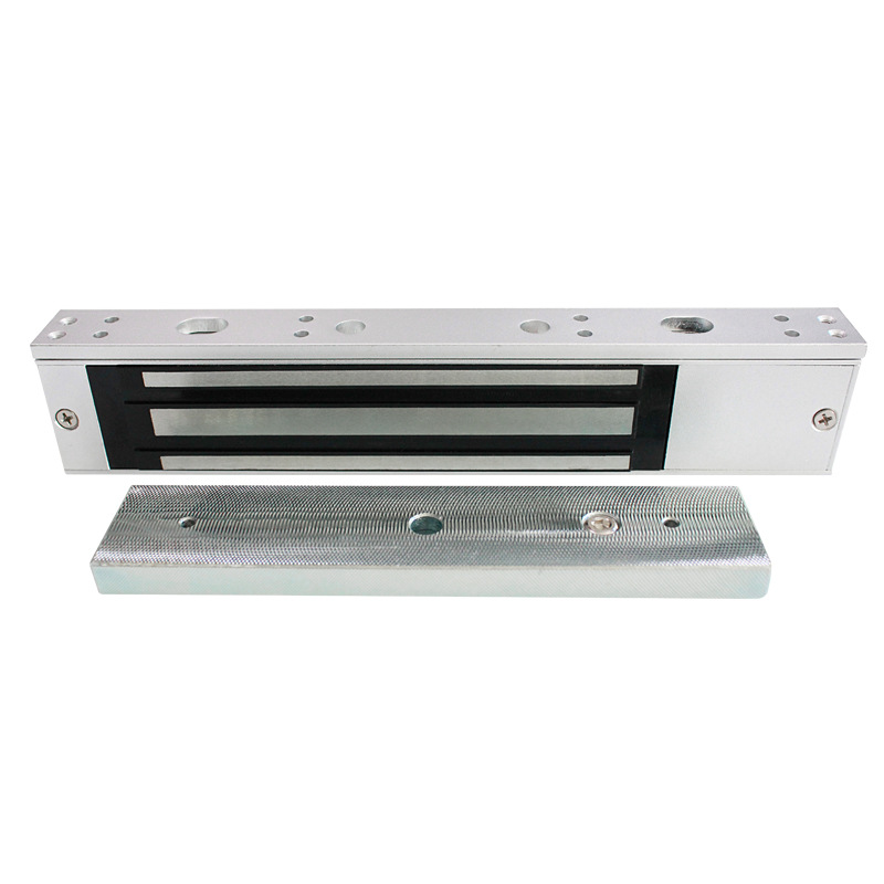 Cerradura Magnética Xinjiacheng de 280 kg para Puerta Única, Cerradura Electromagnética para Puerta de Vidrio, Cerradura de Control Eléctrico de Dos Cables, Cerradura de Control de Acceso de Montaje Superficial Ampliamente Aplicable