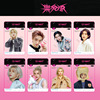 C (G) I-DLE STRAY KIDS The same PVC card transparent card star card peripheral