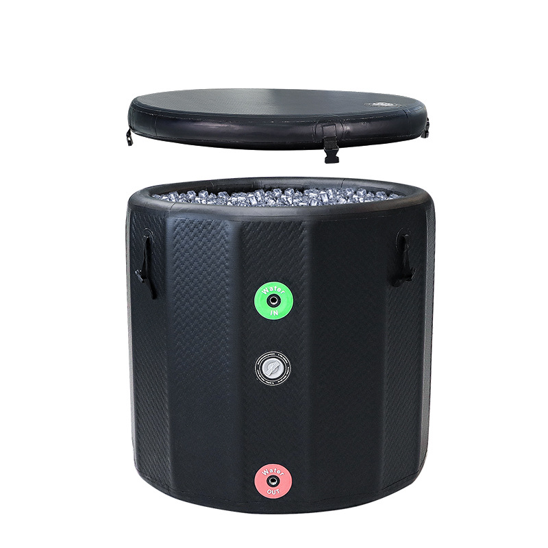 Fábrica directa 0.5P baño de hielo enfriador de agua sauna conveniente bañera infláble máquina de baño de hielo terapia fría aplicación de hielo