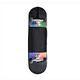 Skateboard Bag Double Tilt Storage Bag Double Tilt Short Board Backpack Cover Thickened Bag Shoulder Bag Universal Long Board