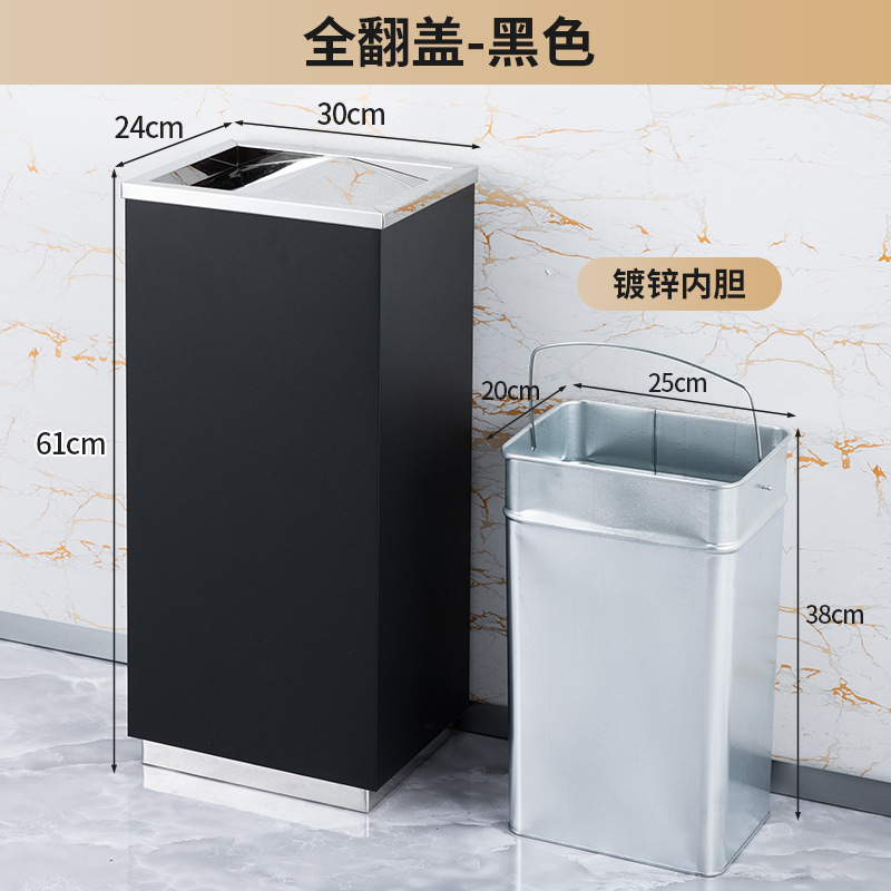 不锈钢酒店大堂垃圾桶烟蒂柱灭烟桶带烟灰缸室外吸烟区电梯口立式|undefined