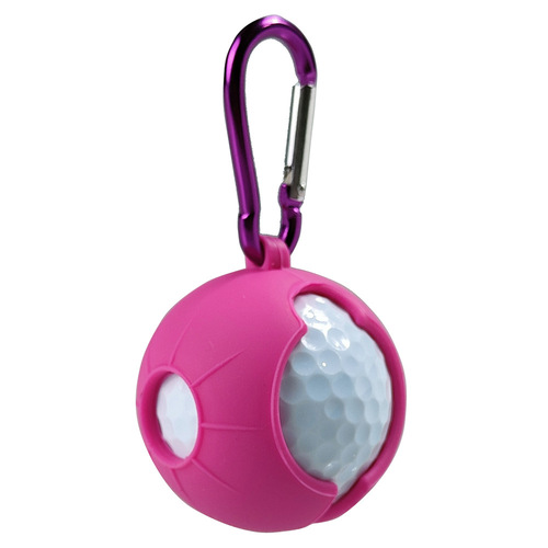 Golf silicone ball cover, environmentally friendly golf ball protective cover, golf ball jacket that can hang a single ball