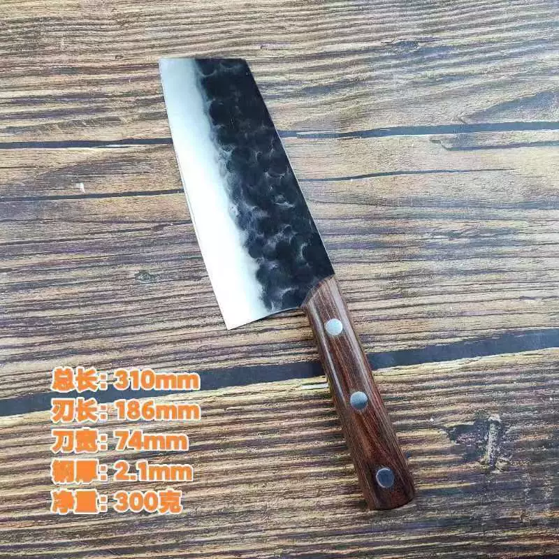 Хит продаж ручной кованый кухонный нож, кухня, китайский стиль реза, резка мяса, кухонный шеф-лезвие, остро нарезанный нож