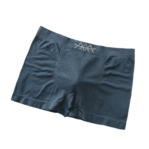 3A Bird's Nest Fashion Magic Underwear Men's Wholesale Underwear Moisture-Absorbent Sports High-Elastic Cotton Seamless Men's Boxer Briefs