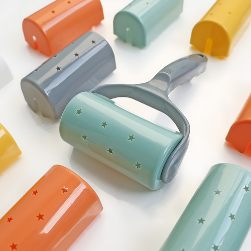 Hair sticky roller on the bed, removable roller brush sticky brush, clothes sticky dust rolling paper sticky roller