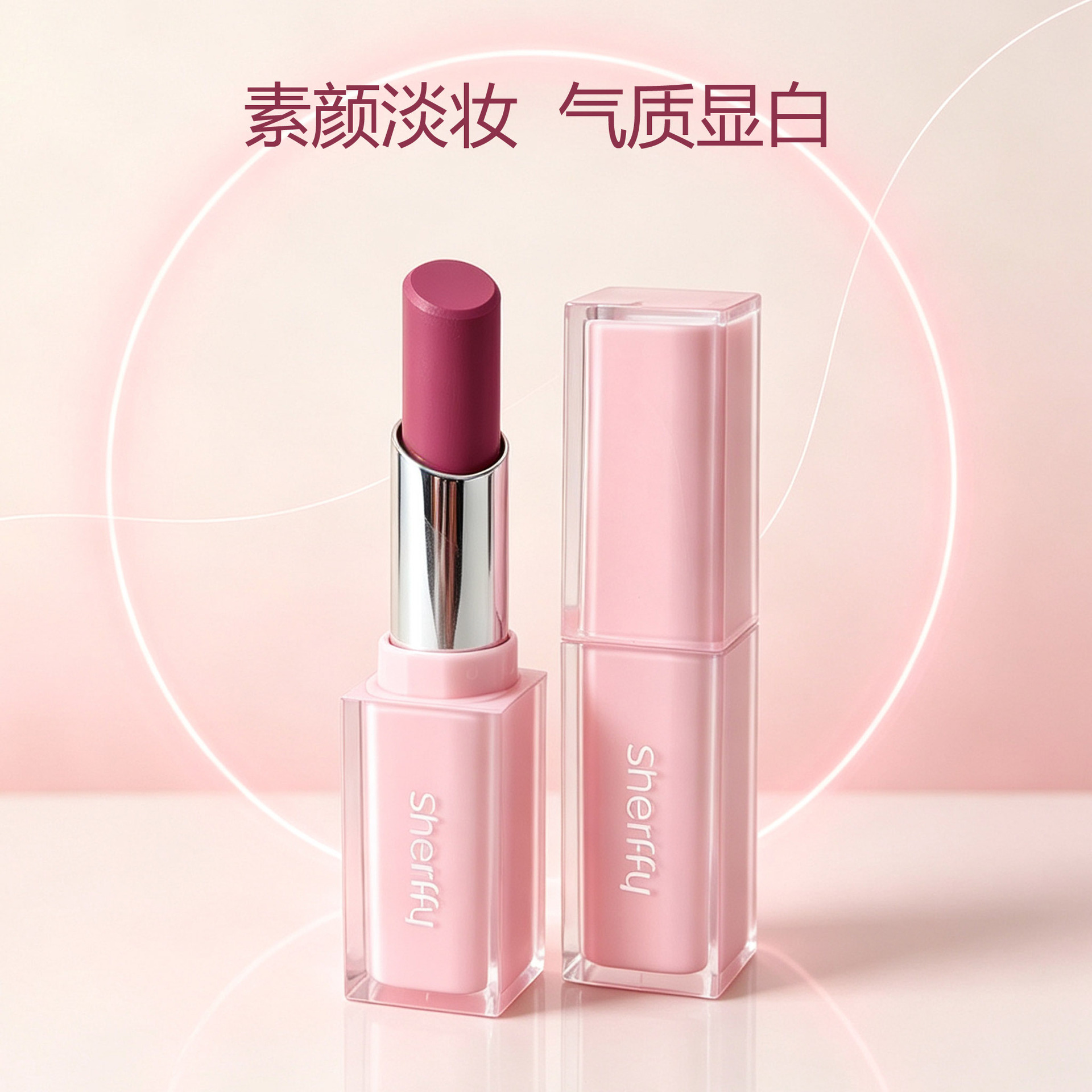 Sherffy Mousse Velvet Matte Lipstick Long-lasting Brightening Lip Balm Moisturizing and Non-fading for Students