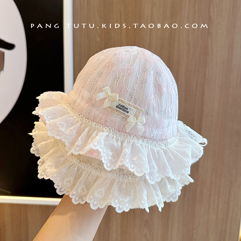 Cute thin children's sun hat girl's