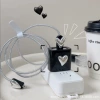 Black shell silver love four sets