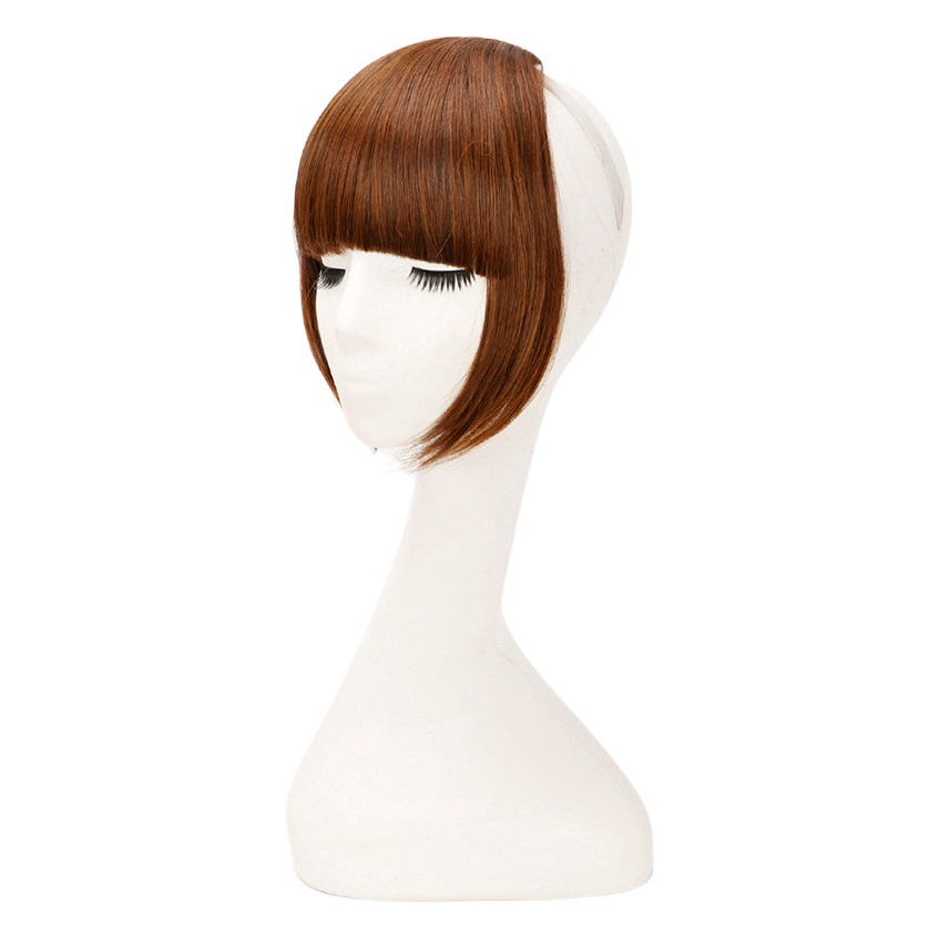 Fábrica al por mayor gran volumen de cabello engrosado de dibujos animados japoneses fibra química arco de reparación de cabello artificial con patillas flequillo femenino